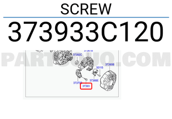 Hyundai / KIA 373933C120 SCREW