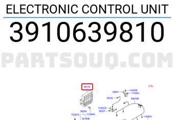Hyundai / KIA 3910639810 ELECTRONIC CONTROL UNIT