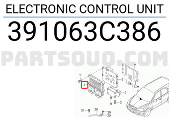 Hyundai / KIA 391063C386 ELECTRONIC CONTROL UNIT