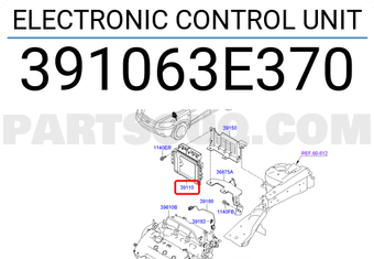 Hyundai / KIA 391063E370 ELECTRONIC CONTROL UNIT