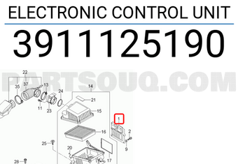Hyundai / KIA 3911125190 ELECTRONIC CONTROL UNIT