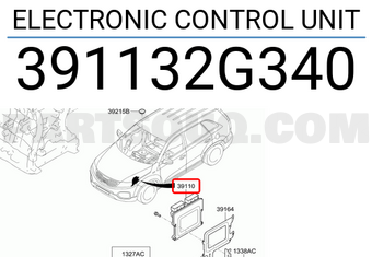 Hyundai / KIA 391132G340 ELECTRONIC CONTROL UNIT