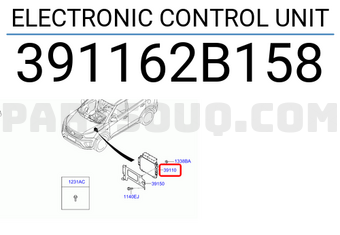 Hyundai / KIA 391162B158 ELECTRONIC CONTROL UNIT