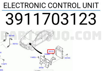 Hyundai / KIA 3911703123 ELECTRONIC CONTROL UNIT