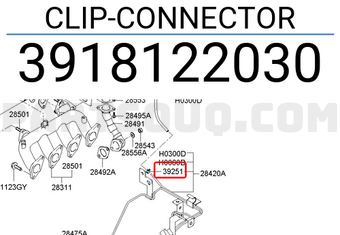 Hyundai / KIA 3918122030 CLIP-CONNECTOR