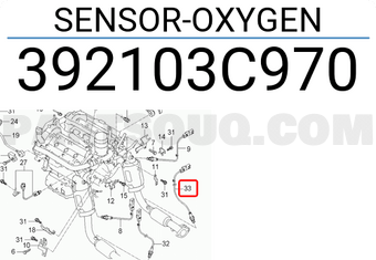 Hyundai / KIA 392103C970 SENSOR-OXYGEN