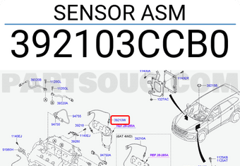 Hyundai / KIA 392103CCB0 SENSOR ASM