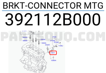 Hyundai / KIA 392112B000 BRKT-CONNECTOR MTG