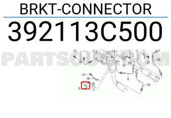 Hyundai / KIA 392113C500 BRKT-CONNECTOR