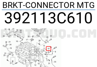 Hyundai / KIA 392113C610 BRKT-CONNECTOR MTG