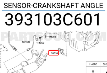 Hyundai / KIA 393103C601 SENSOR-CRANKSHAFT ANGLE