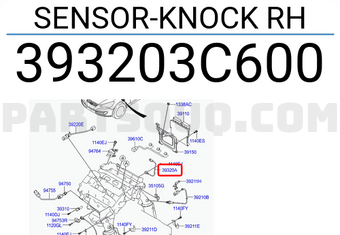 Hyundai / KIA 393203C600 SENSOR-KNOCK RH