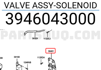Hyundai / KIA 3946043000 VALVE ASSY-SOLENOID
