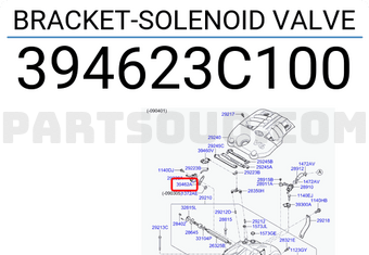 Hyundai / KIA 394623C100 BRACKET-SOLENOID VALVE
