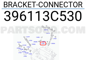 Hyundai / KIA 396113C530 BRACKET-CONNECTOR