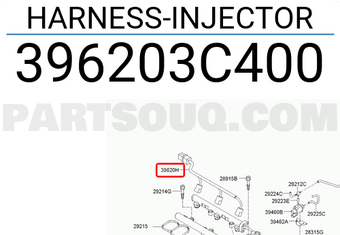 Hyundai / KIA 396203C400 HARNESS-INJECTOR