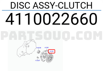 Hyundai / KIA 4110022660 DISC ASSY-CLUTCH