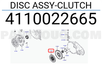 Hyundai / KIA 4110022665 DISC ASSY-CLUTCH