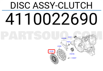 Hyundai / KIA 4110022690 DISC ASSY-CLUTCH