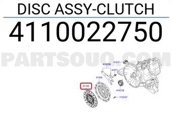 Hyundai / KIA 4110022750 DISC ASSY-CLUTCH