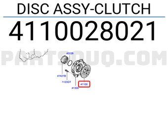 Hyundai / KIA 4110028021 DISC ASSY-CLUTCH