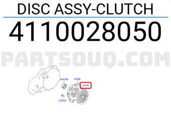 Hyundai / KIA 4110028050 DISC ASSY-CLUTCH
