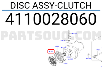 Hyundai / KIA 4110028060 DISC ASSY-CLUTCH