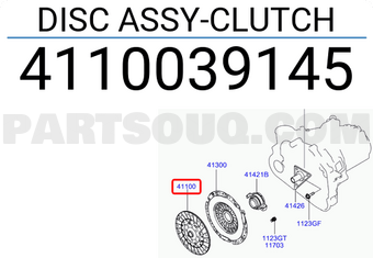 Hyundai / KIA 4110039145 DISC ASSY-CLUTCH