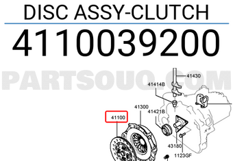 Hyundai / KIA 4110039200 DISC ASSY-CLUTCH