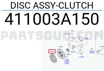 Hyundai / KIA 411003A150 DISC ASSY-CLUTCH