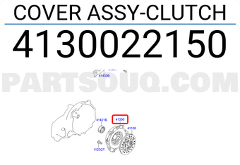 Hyundai / KIA 4130022150 COVER ASSY-CLUTCH