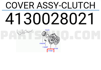 Hyundai / KIA 4130028021 COVER ASSY-CLUTCH