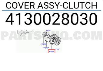 Hyundai / KIA 4130028030 COVER ASSY-CLUTCH