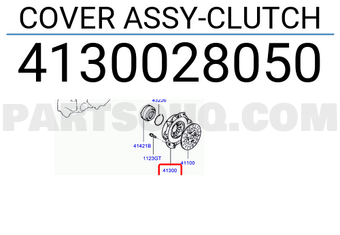 Hyundai / KIA 4130028050 COVER ASSY-CLUTCH