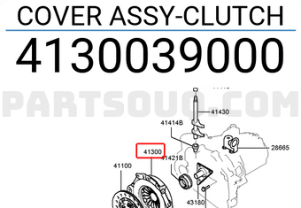 Hyundai / KIA 4130039000 COVER ASSY-CLUTCH