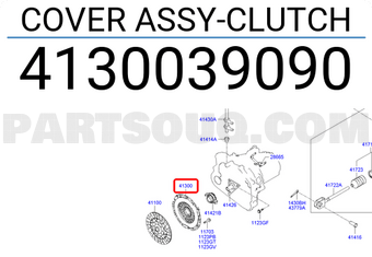 Hyundai / KIA 4130039090 COVER ASSY-CLUTCH