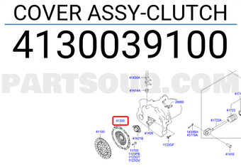 Hyundai / KIA 4130039100 COVER ASSY-CLUTCH