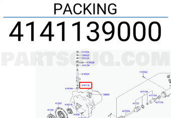 Hyundai / KIA 4141139000 PACKING