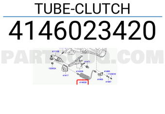Hyundai / KIA 4146023420 TUBE-CLUTCH