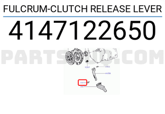 Hyundai / KIA 4147122650 FULCRUM-CLUTCH RELEASE LEVER