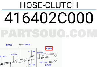 Hyundai / KIA 416402C000 HOSE-CLUTCH