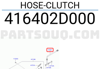 Hyundai / KIA 416402D000 HOSE-CLUTCH