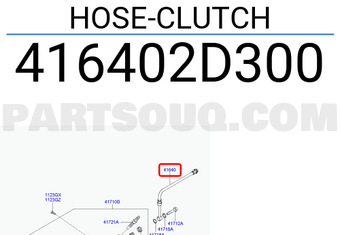 Hyundai / KIA 416402D300 HOSE-CLUTCH
