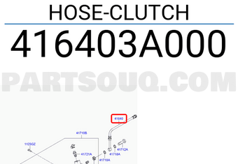 Hyundai / KIA 416403A000 HOSE-CLUTCH