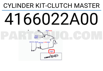 Hyundai / KIA 4166022A00 CYLINDER KIT-CLUTCH MASTER