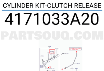 Hyundai / KIA 4171033A20 CYLINDER KIT-CLUTCH RELEASE