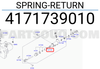 Hyundai / KIA 4171739010 SPRING-RETURN