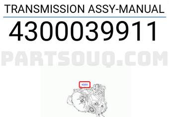 Hyundai / KIA 4300039911 TRANSMISSION ASSY-MANUAL