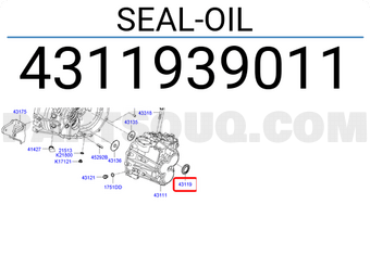 Hyundai / KIA 4311939011 SEAL-OIL