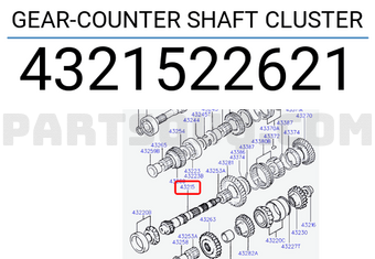 Hyundai / KIA 4321522621 GEAR-COUNTER SHAFT CLUSTER